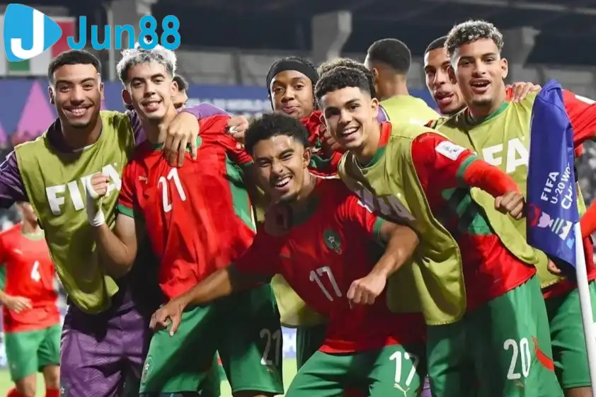 U20 Ma rốc tiến vào vòng tứ kết của giải đấu. Ảnh: AFP